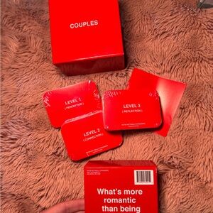 Red Couples Card Game